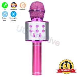 💛[SPOT] WS858 Bluetooth Wireless Microphone Speaker Professional Handheld Pocket Karaoke Recorder KTV Mic