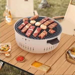 ✅100% Original UME Portable Korean BBQ Grill Outdoor Charcoal Smoker for Camping Backyard Foldable Design Easy
