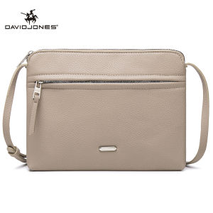 David Jones Paris women handbag pu leather female crossbody bag smal chain lady shoulder bag
