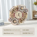 Robotime ROKR Zodiac Wall Clock 3D Wooden Puzzle Games Model Toys Children Kids Gifts -LC601. 