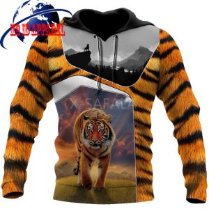 Jaket Macan Tiger Loreng pria Terbaru / hoodie sweater Pria 2023 / Jaket hoodie full printing