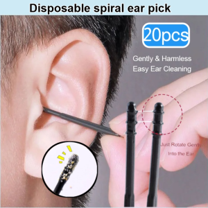 Sticky Cleaning Stick Spiral Sticky Ear Pick Ear Pickup Sticky Ear Stick Spiral Cleaning Tool