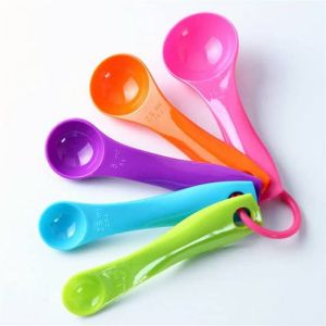 Promoo Sendok Takar Kecil Warna  Set isi 5 in 1 Measuring Spoon Alat Baking