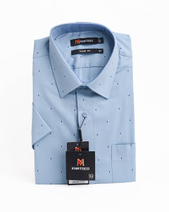 Áo sơ mi nam Khatoco tay ngắn