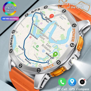 LIGE GPS Smart Watch Men Full Touch Screen Outdoor Sports Fitness Bracelet Heart Rate Clock IP68 Waterproof Smart Watch Android IOS+ Box