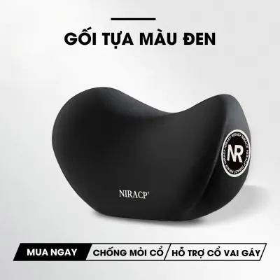 Gối tựa đầu ô tô gối kê cổ làm từ mút hoạt tính mềm mại và thoải mái giúp giảm đau cổ.