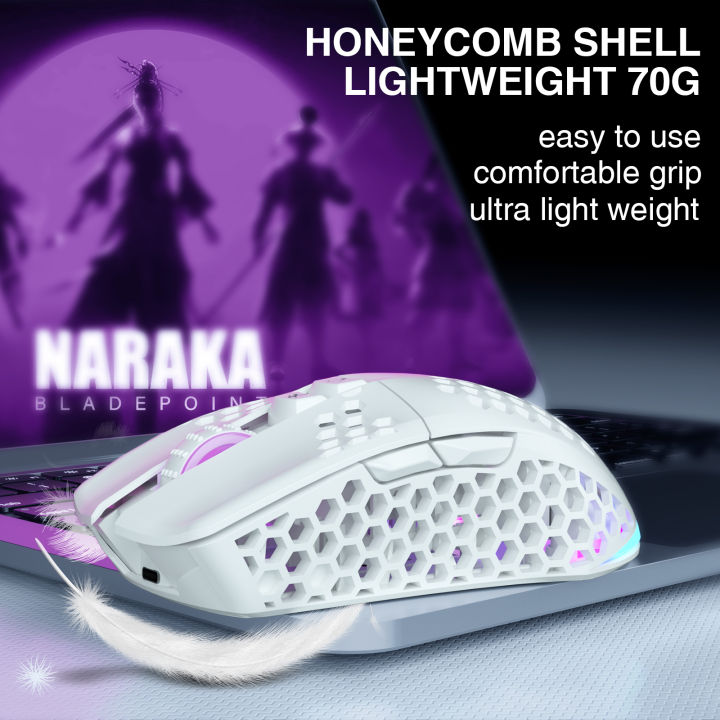 SOLAKAKA%20Bluetooth+wireless%202.4G%203-mode%20RGB%20charging%20800-4000%20DPI,%20with%20honeycomb%20shell,%20Komputer,%20laptop%20ergonomically%20designed%20visual%20gaming%20mouse%20PC(SM600)%20-%20Image%207