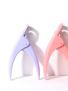 Macaroon U shaped Nail Edge Clipper Fake Nails Tips French Cutter Stainless Manicure Cutter PAZU