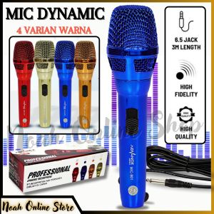 Mic Profesional Dynamic Microphone mic kabel Advance Mic-901 - Mic Kabel Berkualitas - Mic Single Dynamic Advance / Mikrofon Genggam / Mic Karaoke ~ NOS