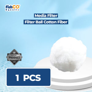 Bio Fiber Cotton Ball Media Filter Aquarium & Kolam Renang 1pc