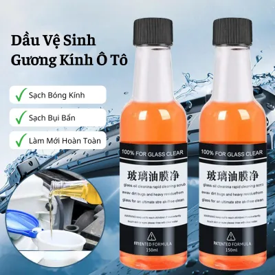 Dầu Vệ Sinh Mặt Kính Xe Hơi Làm Sạch Mảng Bám Bụi Bẩn Giúp Mặt Kính Bóng Loáng Sạch Bong Như Mới