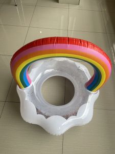 PELAMPUNG RENANG REMAJA MODEL DONAT BENTUK AWAN PELANGI GLITER LUCU TEBAL KOLAM BERENANG PANTAI