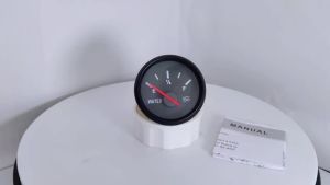 (In stock) Rhaxel 52mm Water Level Gauge Meter Universal 0-190ohm 240-33ohm Signal for Car RV Vessels with Red Backlight 12V 24Volts