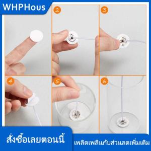 WHPHous 100pcs 20mm candle wick สติกเกอร์เทียนทำสติกเกอร์กลมสำหรับ WAX FIXED