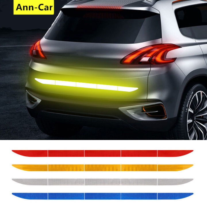 【AnnCar】5pcs Car Reflective Reflector Sticker Car Body Trunk Exterior