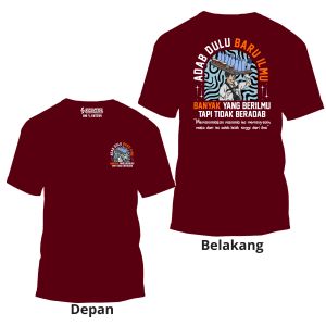 T-Shirt adab dulu kain katun combet kaos kata kata kaos viral kaos pria distro kaos terbaru