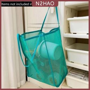 N2HAO Phụ nữ lưới ví lớn Vai Túi Xách thanh lịch thiết kế thoáng khí cho mua sắm và sử dụng hàng ngày
