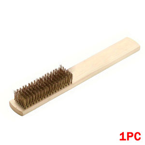 Steel Brush Wood Handle Metal Brush Wire Boutique Copper Wire Brush