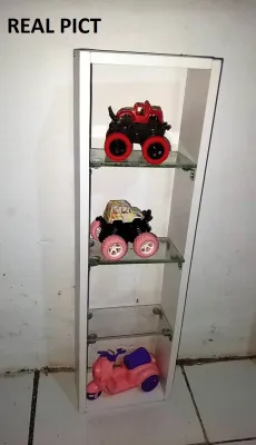 RAK GANTUNG SUSUN AMBALAN KACA SERBAGUNA