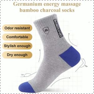 Sports Socks Anti-odor No Slipping Socks High Elasticity Adaptive Breathable Fashion Embroidery
