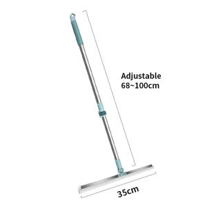 Silicone Magic Broom 35CM Floor Scraper 180° Degree Rotatable Ground Sweeping Bathroom Toilet Cleaning Broom Wiping Mop