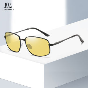 LouisWill Men Sunglasses for Men UV400 TAC Polarized Sunglasses Retro Frame Sunglasses Sport Sunglasses Outdoor Activities Eyewear Driving Fishing Eyewear Silicone Nose Pads Sun glasses for Men Sunglasses for Women