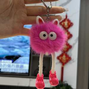 Masterbag - Gantungan Tas Kunci Boneka Bulu Long Leg Elf Lucu Bag Keychain
