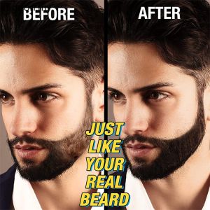 Longlasting Waterproof Beard Filler Pen Beard Dye for Men Moustache Coloring Enhancer Shaping Tool