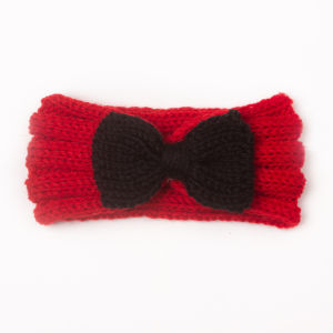 Bandana Bayi Kupu Kupu Full Rajut Wol untuk Bayi 0 - 1 tahun Baby Headband