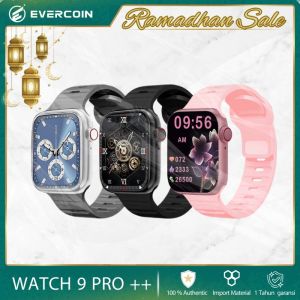EVERCOIN Smart Watch 9 PRO Dynamic island Remote Control AI Asisten Jam Tangan Pintar Smartwatch
