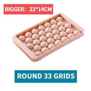 Creative Ice Cube Tray Set 6/33 Grid Ice Maker Square/Round Mold with Cover Kitchen Plastic Utensils