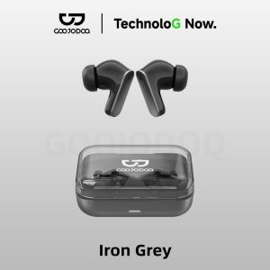 GOOJODOQ J240 Wireless Earbuds Bluetooth 5.3 Earphone TWS Deep Bass Clear Call Smart Touch Control Long Battery Life Type-C Charging