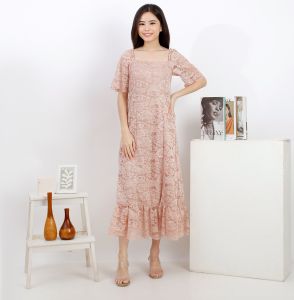 Long Dress Brukat Pesta Kondangan YUNITA