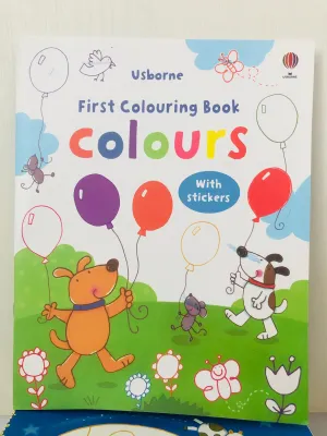 [SG LOCAL STOCK] USBORNE Sticker & Colouring Book Educational Activity Books Gifts Presents Ideas