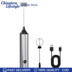 Electric Whisk Foam Maker 3 Speed Adjustable for Lattes Cappuccino