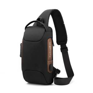 (ส่งจากไทย) กระเป๋าคาดอกกระเป๋าสะพายไหล่แฟชั่นสําหรับผู้ชายมัลติฟังก์ชั่น ชาร์จ USB สำหรับผู้ชาย พร้อมส่งไว