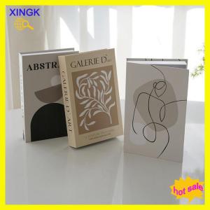 XINGK Open Luxury Book Storage Box Home Decor Fashion Paris Decorative Books Interior Decoration Coffee Table Bedroom Ornaments