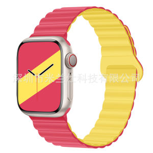 Watch band s12/11 Suitable for iwatch8910 Silicone magnetic buckle ultra4 Sports manufacturer