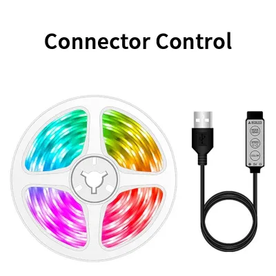 WUZHISHANG 30M 5050 RGB LED Strip Light USB Bluetooth 5V Lights Flexible LED Lamp Tape Ribbon TV Desktop BackLight Diode Tape