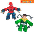 Heroes of Goo Jit Zu Marvel Versus Pack Ultimate Spider-Man Vs. Doctor Octopus Stretchable Figure. 