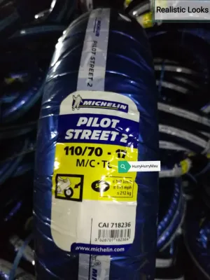 Michelin 110/70-17 Pilot Street 2 Tubeless
