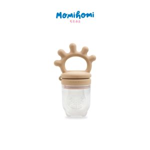 Momi Homi Teether  Dot Empeng Buah Bayi  Silicone Baby Fruit And Food Feeder Perlengkapan Untuk MPASI Bayi Sudah  BPA FREE  Rattle Teether Dot Gigitan Buah Bayi