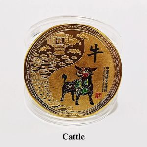 2026 Year of The Horse 40mm Souvenir Coins New Year Gifts Metal Collection