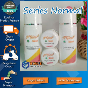 N glow Ziyan Glow Skincare BPOM paket normal 100% Halal