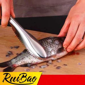 Nagada Alat Pembersih Sisik Ikan Stainless / Alat Pengupas Kerokan Sisik Ikan / Alat Dapur
