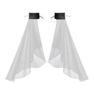 Bridal Sheer Tay Áo giám mục cánh tay bìa cho cô dâu False tay áo vải tuyn cho chơi trang phục phụ nữ áo cưới tay áo