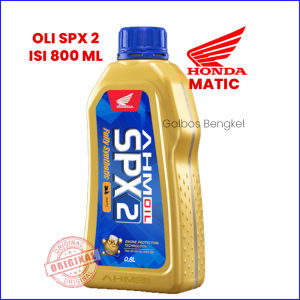 Oli AHM Oil SPX2 SLMB 0.8 L Motor Matic Honda REP Original FULL SYNTHETIC 10W - 30 Murah