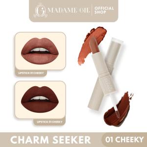 Lipstik Ombre Madame Gie Charmseeker 2in1 Ombre - Make Up Soft Matte Finish