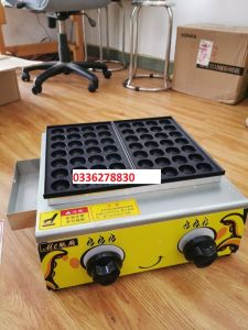Máy làm TAKOYAKI 2 khuôn ( xài GAS ) chuyên dụng CAO CẤP _ 12 tháng bảo hành