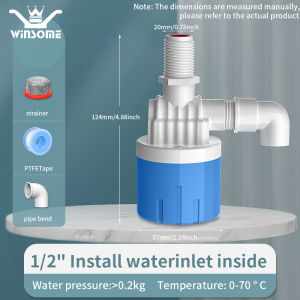 Float Valve For Water Tank Water Level Control Valve water stopper water stopper for tank float Automatic Water Level Control Valve Tower Tank Floating Ball Valve